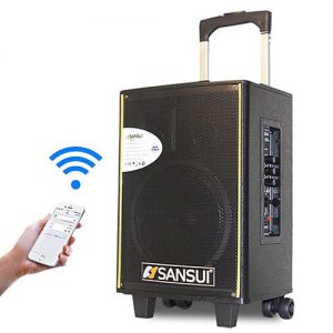 Портативная акустика SANSUI SA1-10 на аккумуляторе 2 микрофона