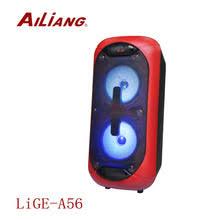 Aliang LiGe A 56 Двойной 5-дюймовый переносной динамик с USB, TF, FM, Bluetooth с  микрофоном