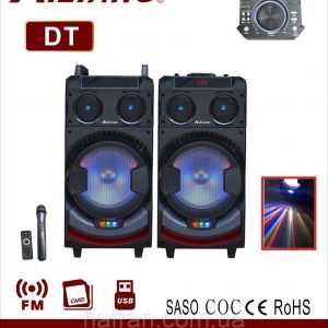 NEW ! Профессиональная колонка с диско светом Ailiang UF1021-DT 60W