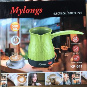 Турка электрическая пластик рифленый 500мл