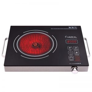 Плита электрическая закаленное стекло Lexical LHP-2705