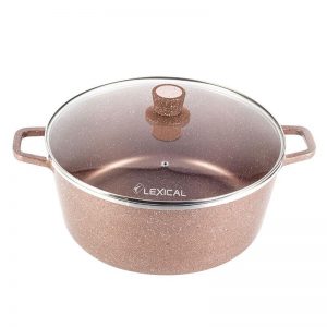 Кастрюля большая с крышкой 36см Lexical LM-010212-5