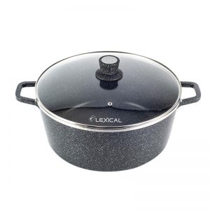 Кастрюля большая с крышкой 40см Lexical LM-010214-1