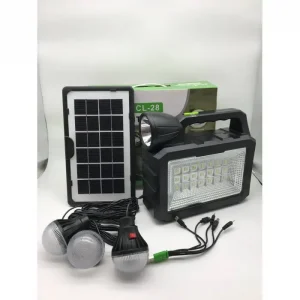 Фонарь солнечная панель 3 лампы, павербанк CL-28