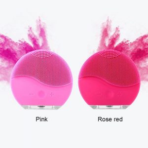 Массажная электрощетка силиконовая для лица