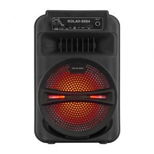 Аккумуляторный динамик 6" KOLAV-S604 проводной микрофон