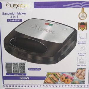 Мультимейкер 3в1 Lexical LWM-2532 800W три сменные пластины