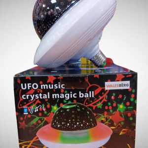 Светодиодная RGB лампа Звездное Небо цоколь Е27 с блютуз-динамиком ST02