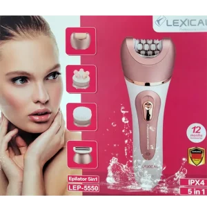Набор 5в1 эпилятор, точилка для ног, триммер, массажер Lexical 5550