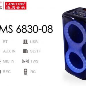Temeisheng 6830-08 bluetooth колонка 8"