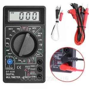 Тестер, мультиметр DT-838 цифровий