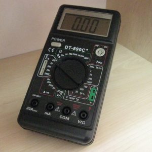 Мультиметр цифровой DT-890С+ с измерением температуры и емкости