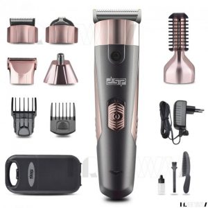 DSP 90255 8в1 триммер для стрижки волос и бороды профессиональный аккумуляторный беспроводной