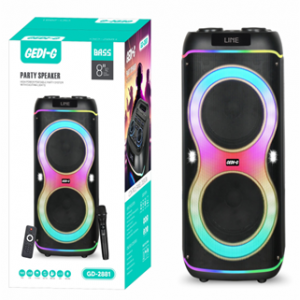 Блютуз колонка 2*8 Gedi GD-2881