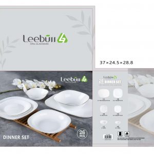 Посуда 26 предметов квадратный Leebull мкс523