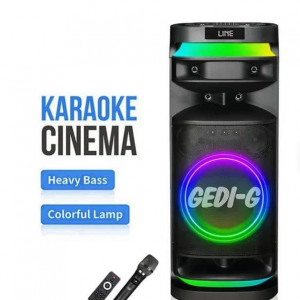Аккумуляторная колонка 2*8" Gedi-9005