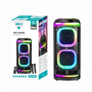 Аккумуляторная колонка 2*8" Gedi-2891