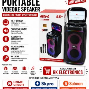 Bluetooth-колонка аккумуляторная Gedi-1066 2*6,5" Андроид